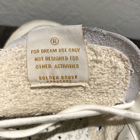 Men’s Golden Goose Stardan in White Mesh with Black Star Size 42 (9 US) - Picture 8 of 15